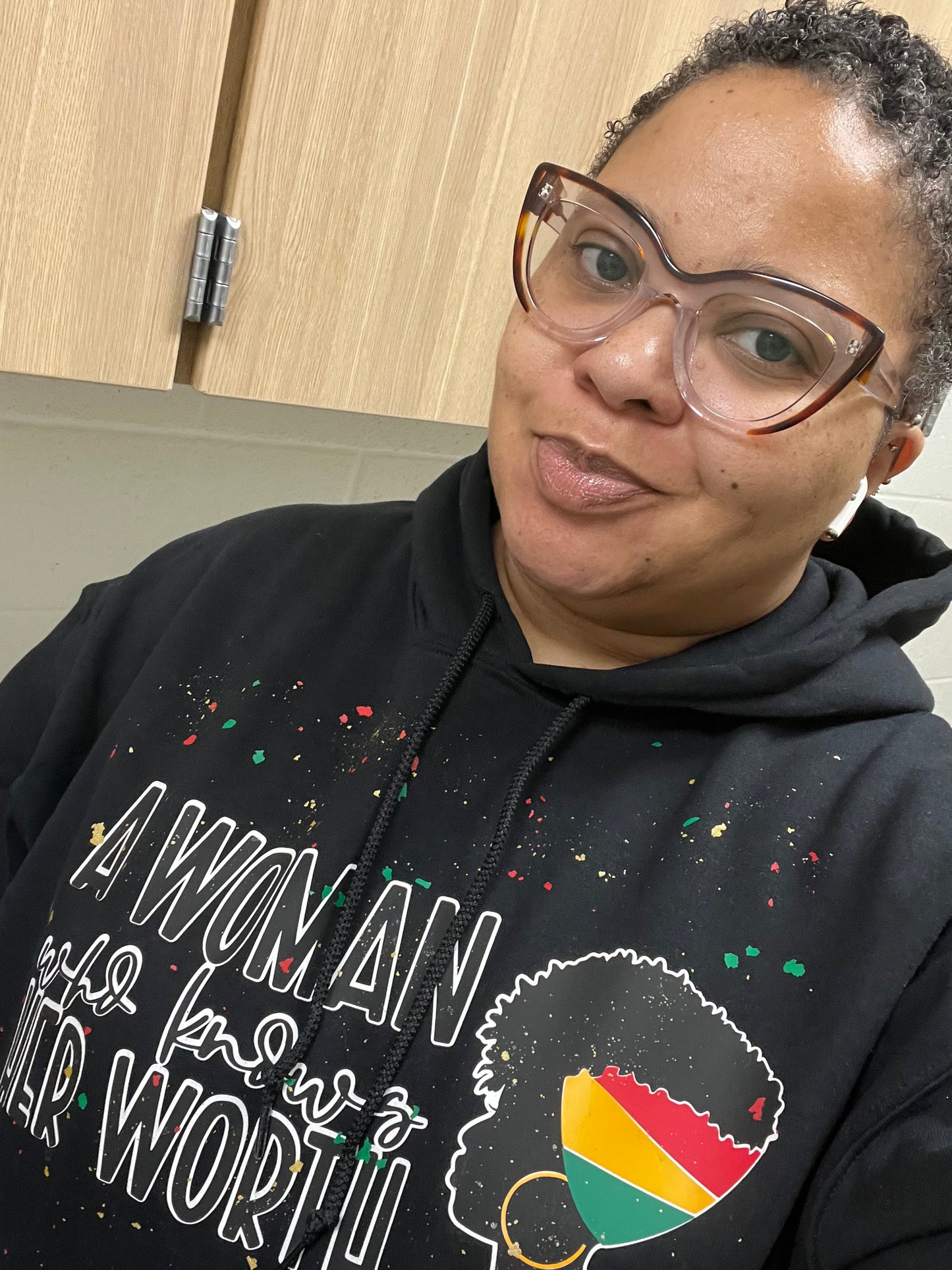 A Woman Who Knows Her Worth Hoodie