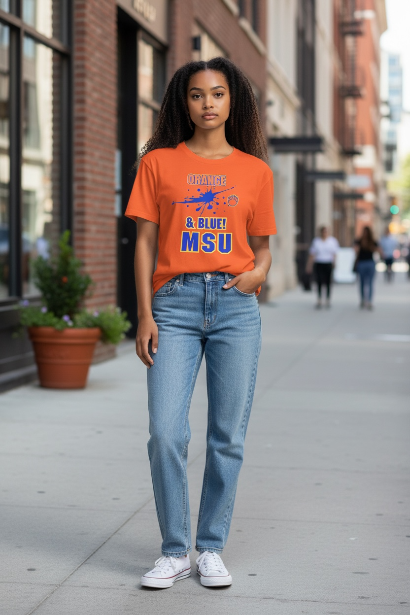 Orange & Blue