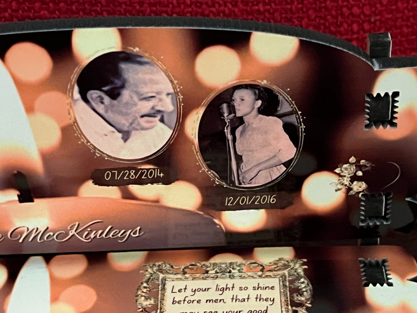 Memorial Bench Keepsake