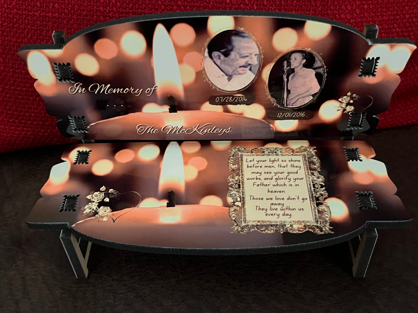 Memorial Bench Keepsake