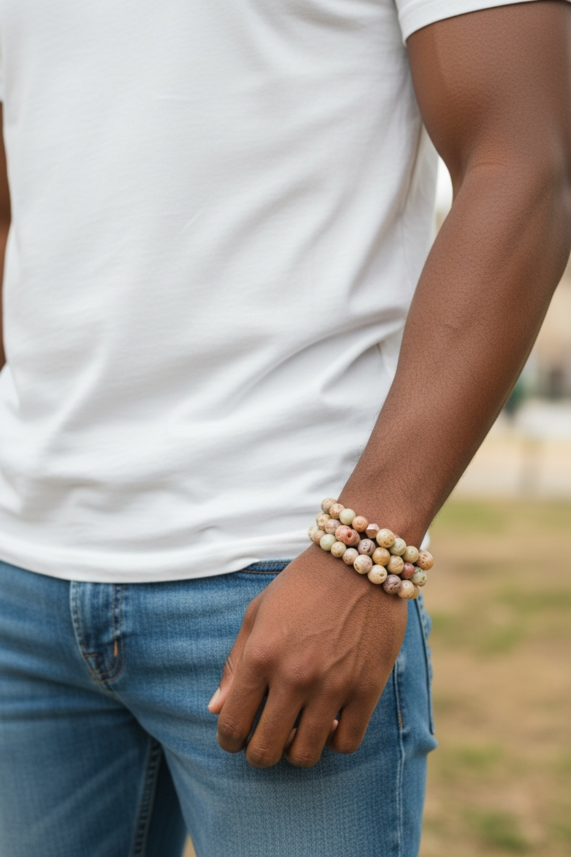Carved Soapstone Bracelets