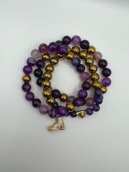 Purple and Gold | 3 Piece Set