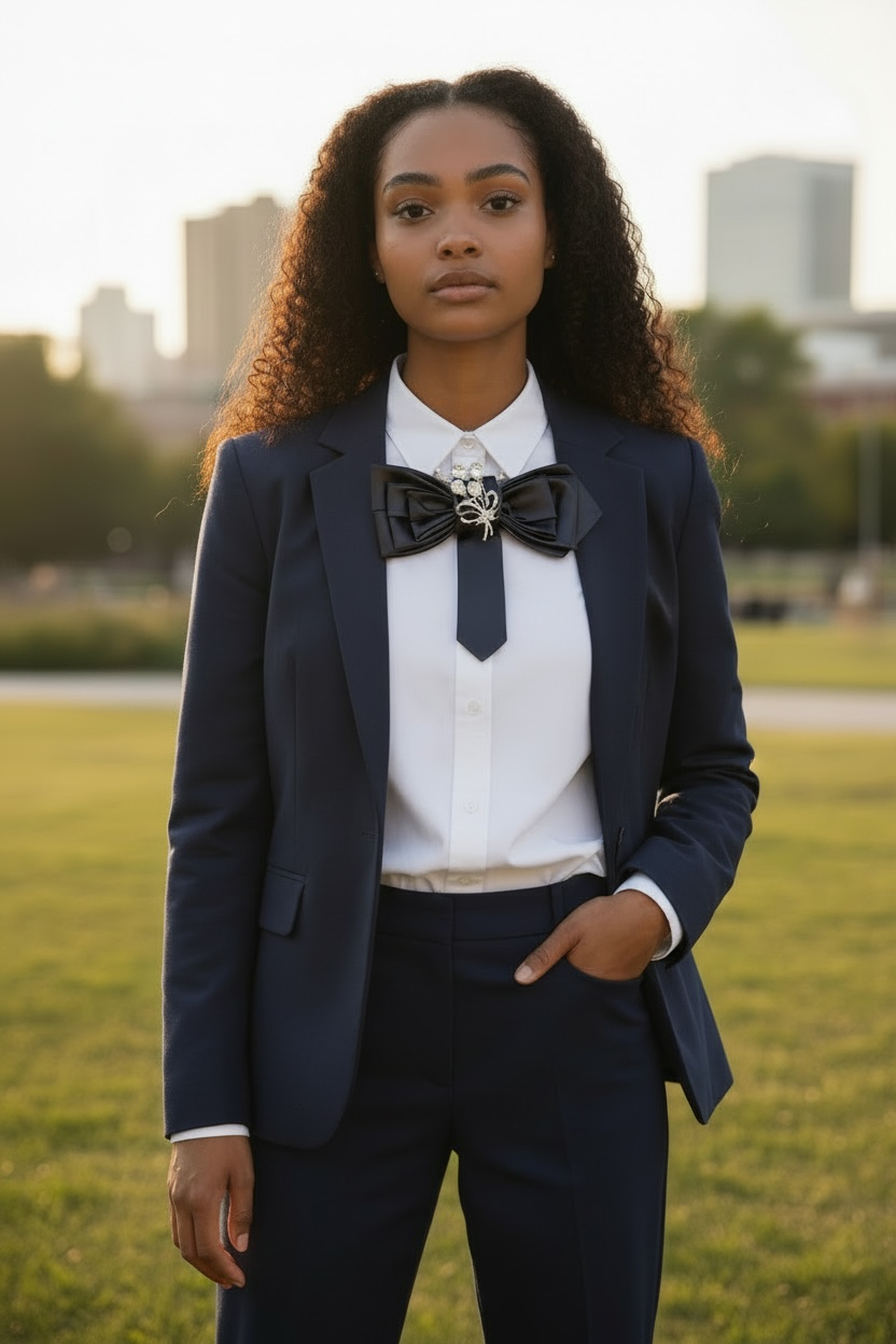 Blue Bow Tie