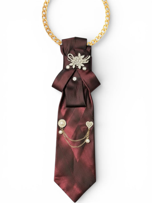 Burgundy Necktie