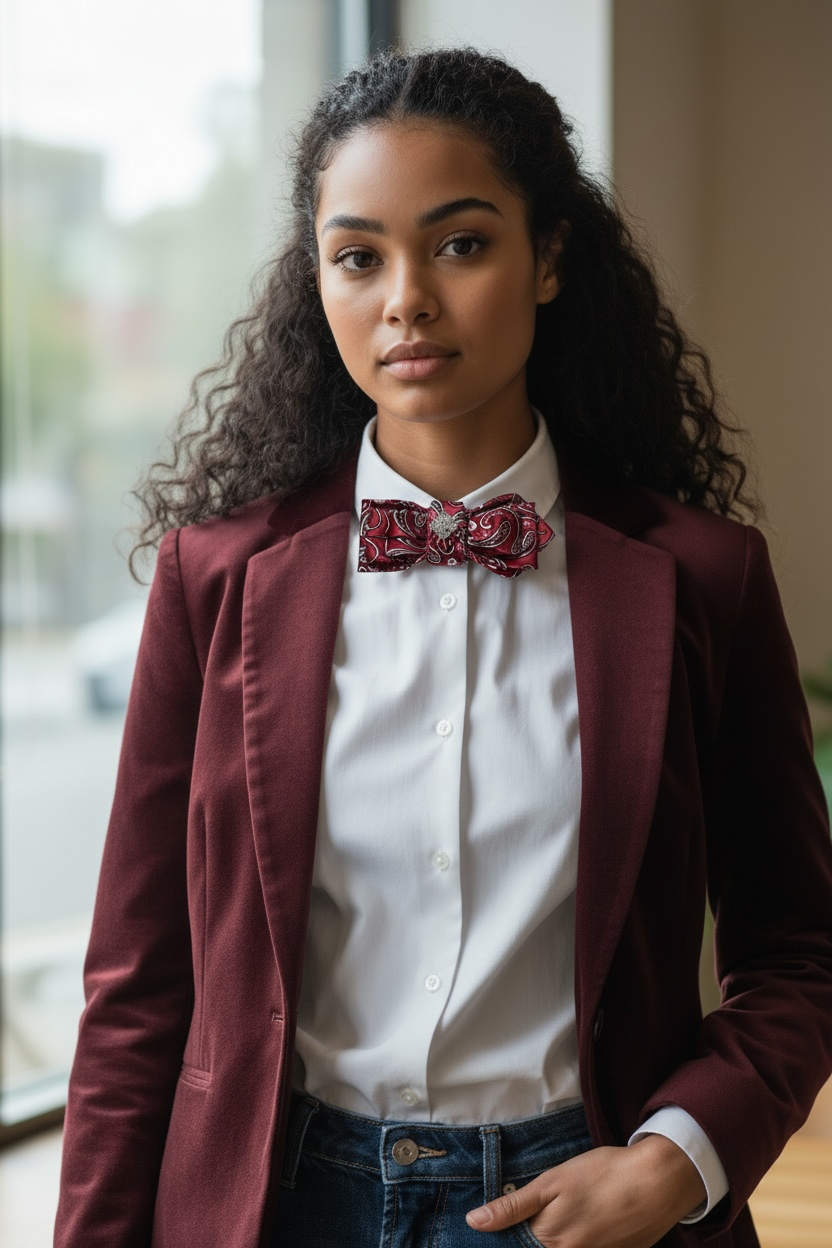Paisley Bow Tie
