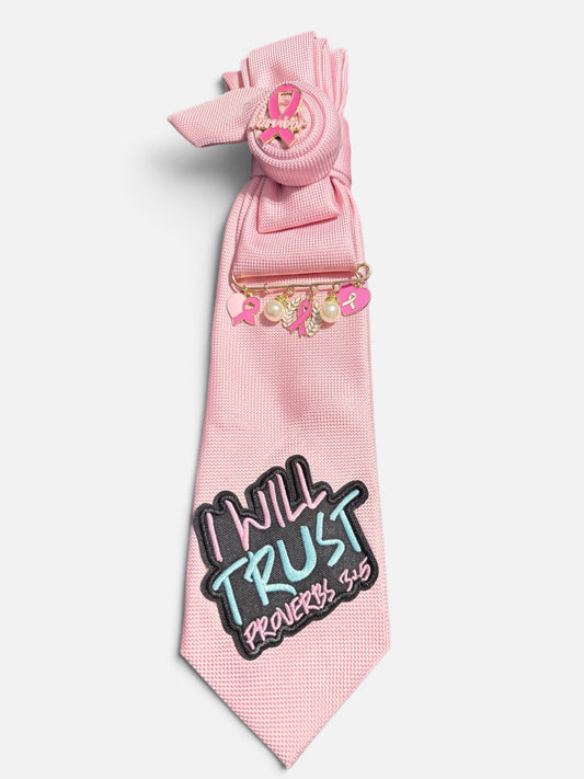 I Will Trust Tie Necklace