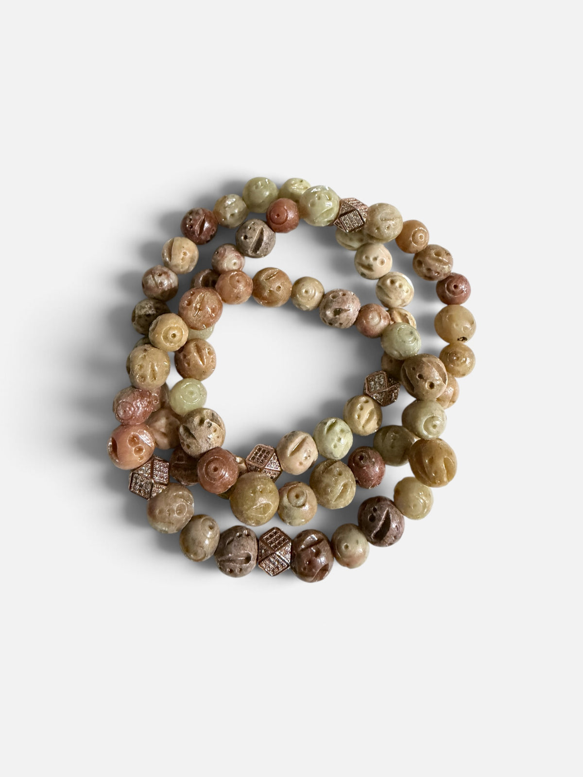 Carved Soapstone Bracelets